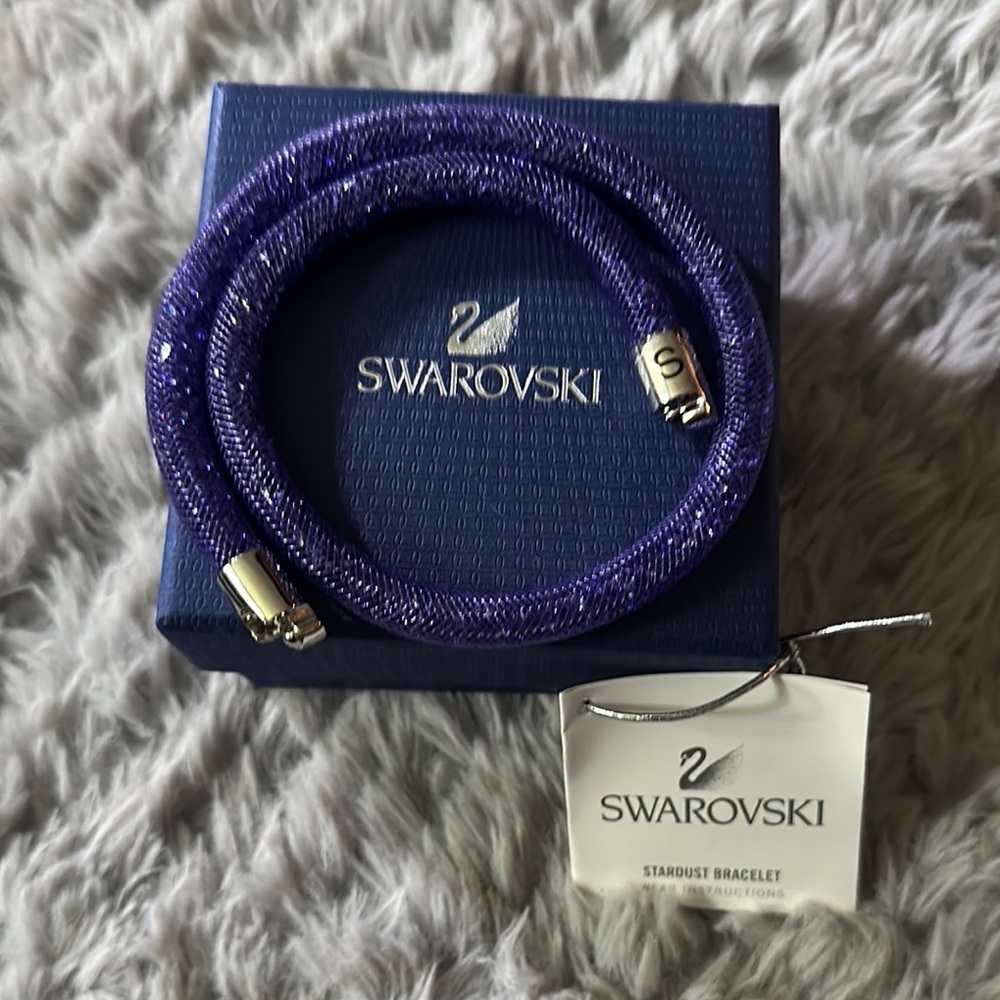 Swarovski Purple Stardust Bracelet